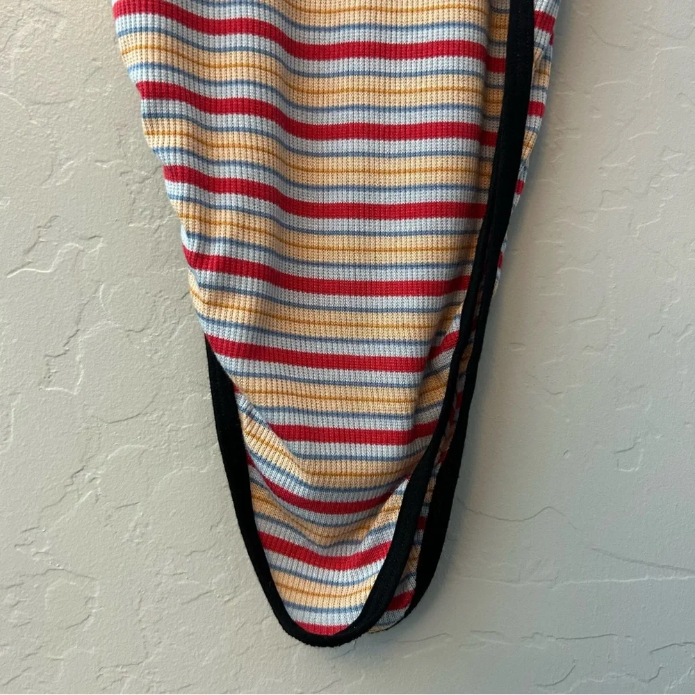 Cozys striped ribbed